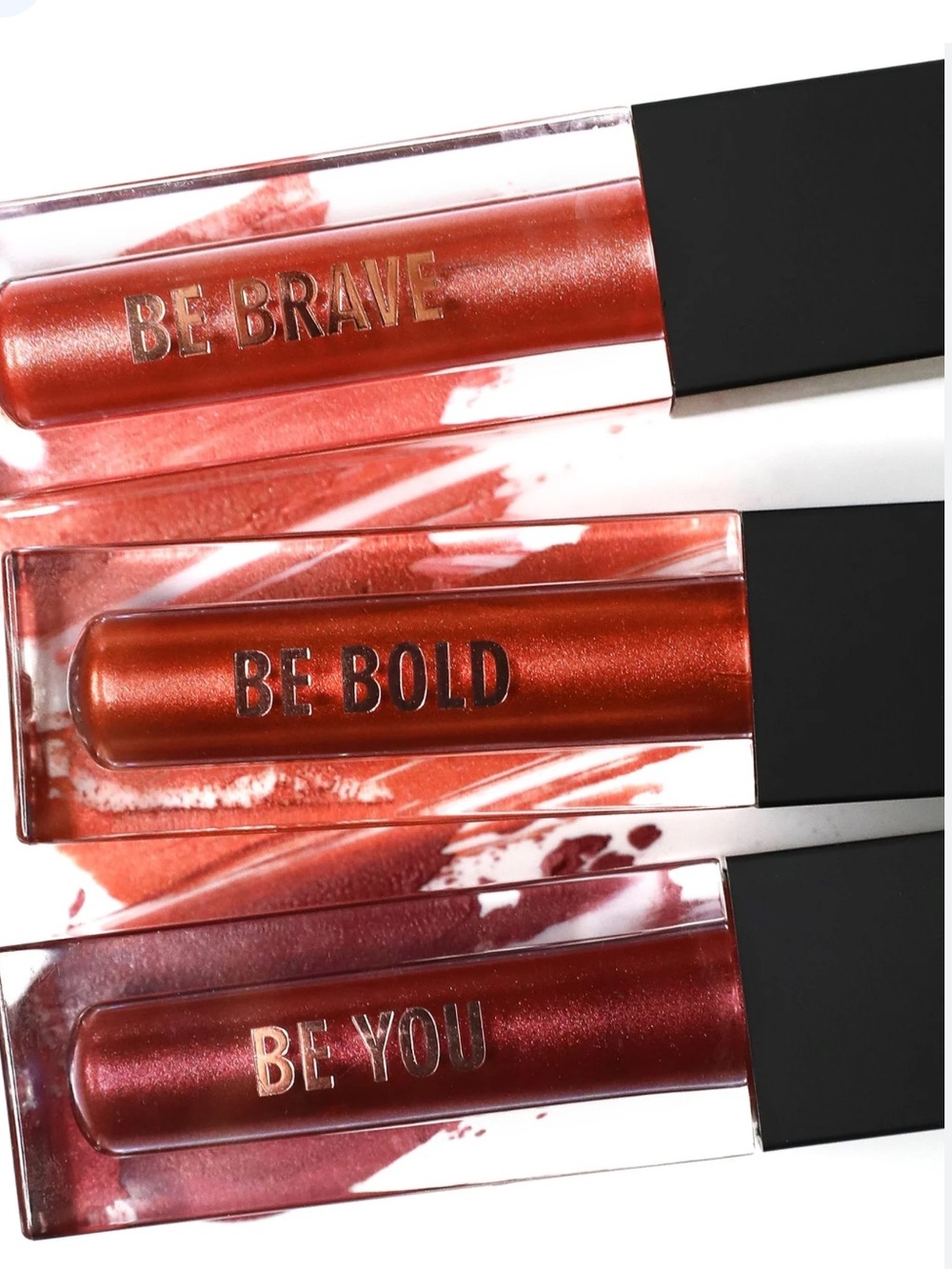 NIB Realher Be Bold Metallic Orange Liquid Lipstick